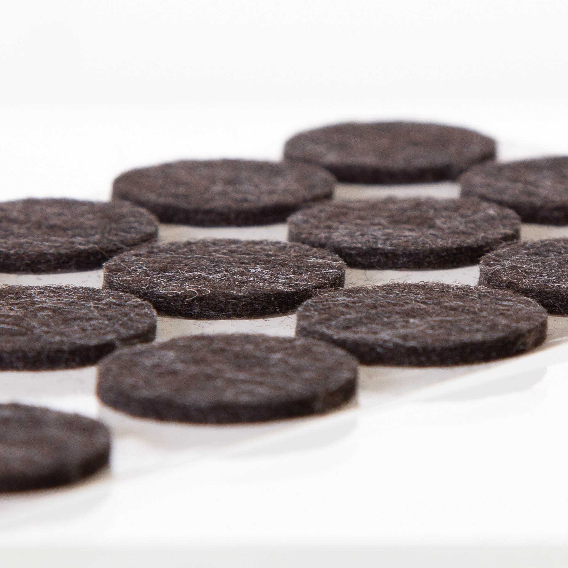 Feltro Adesivo Redondo 30X2.5mm Pack 6