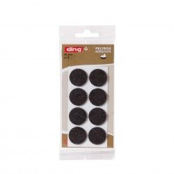 Feltro Adesivo Redondo 26X2.5mm Pack 8