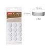 Feltro Adesivo Redondo 22X2.5mm Pack 12 Feltro Adesivo Redondo 22X2.5mm Pack 12