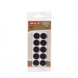 Feltro Adesivo Redondo 24X2.5mm Pack 8