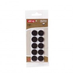 Feltro Adesivo Redondo 20X2.5mm Pack 10