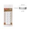 Feltro Adesivo Redondo 20X2.5mm Pack 10 Feltro Adesivo Redondo 20X2.5mm Pack 10