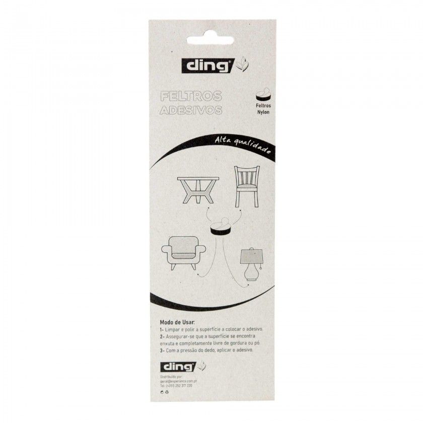 Feltro Adesivo Quadrado 20X20X3mm Pack 44 Feltro Adesivo Quadrado 20X20X3mm Pack 44