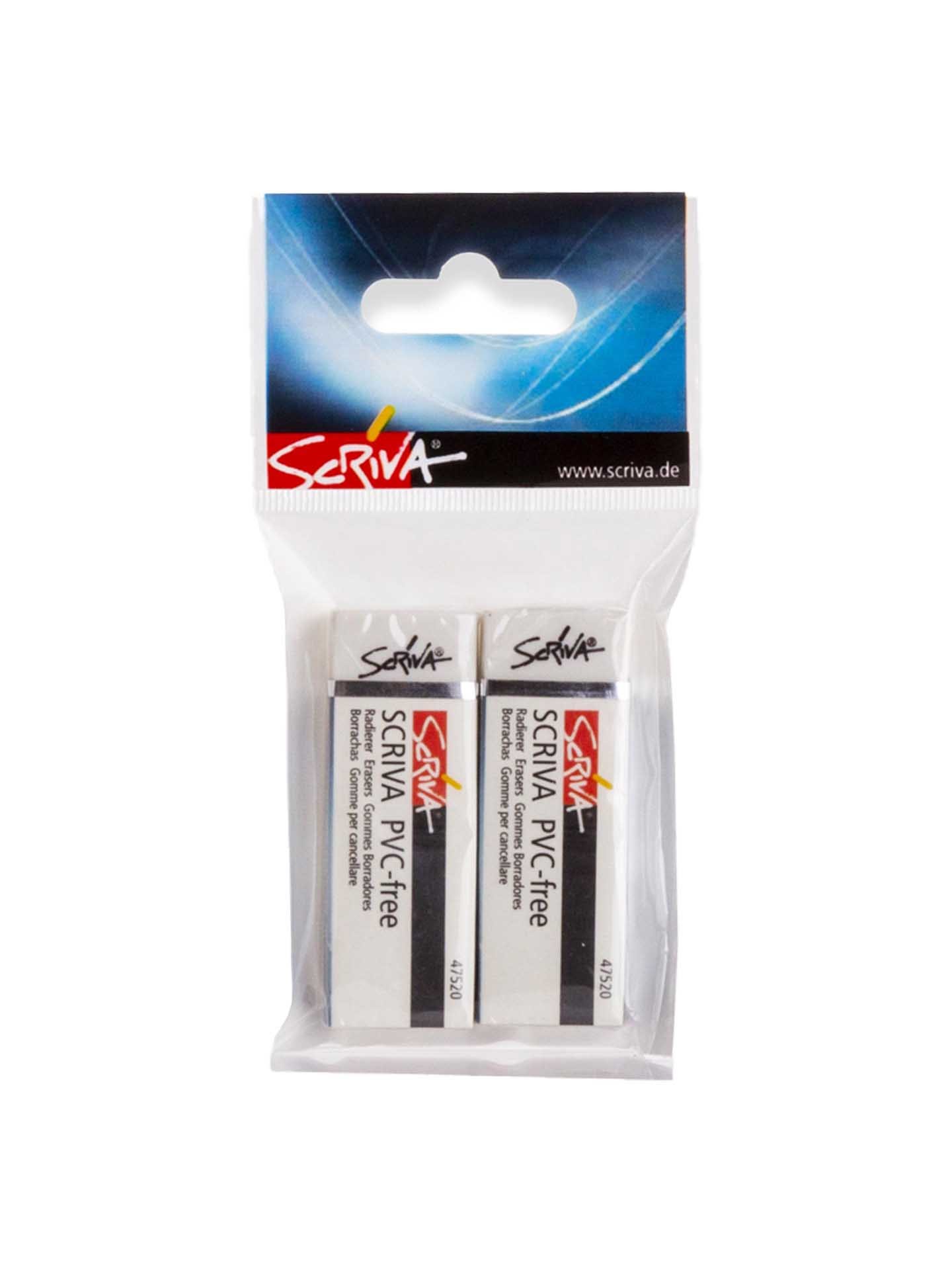 Borracha Scriva Branca 41X19X11.5mm Pack 2