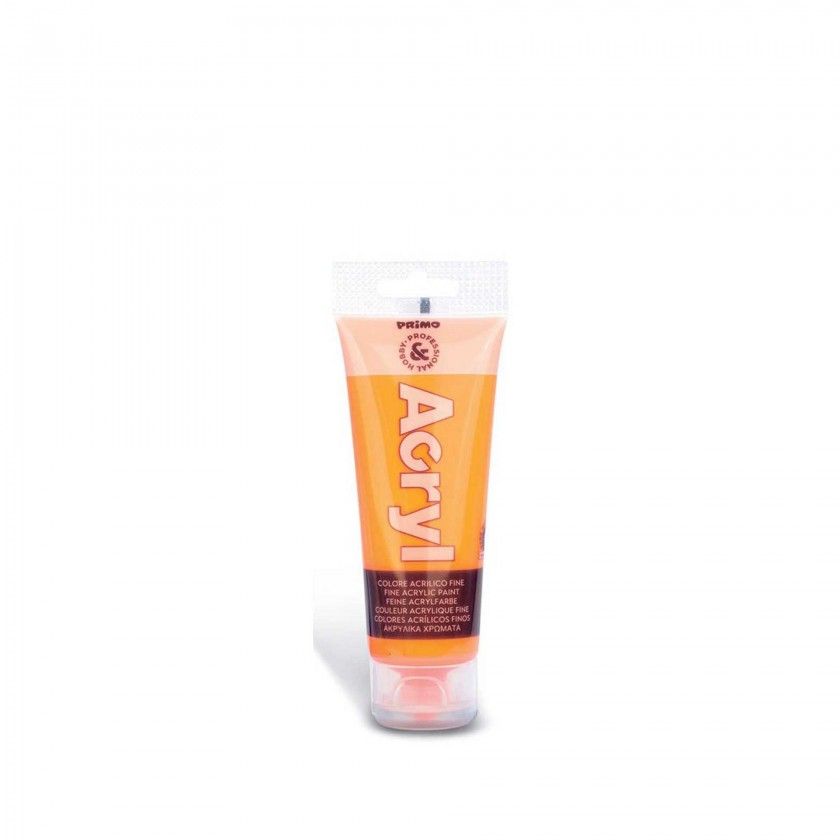 Tinta Acrlica Primo Laranja Flourescente 75ml