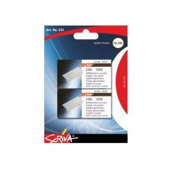 Caixa Agrafos Scriva N°24/6 Blister 2