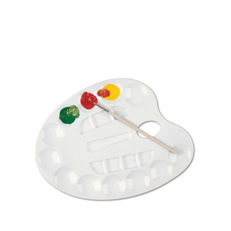 Paleta Poliestireno Primo Oval Branco 32.5X27X8cm - Image product