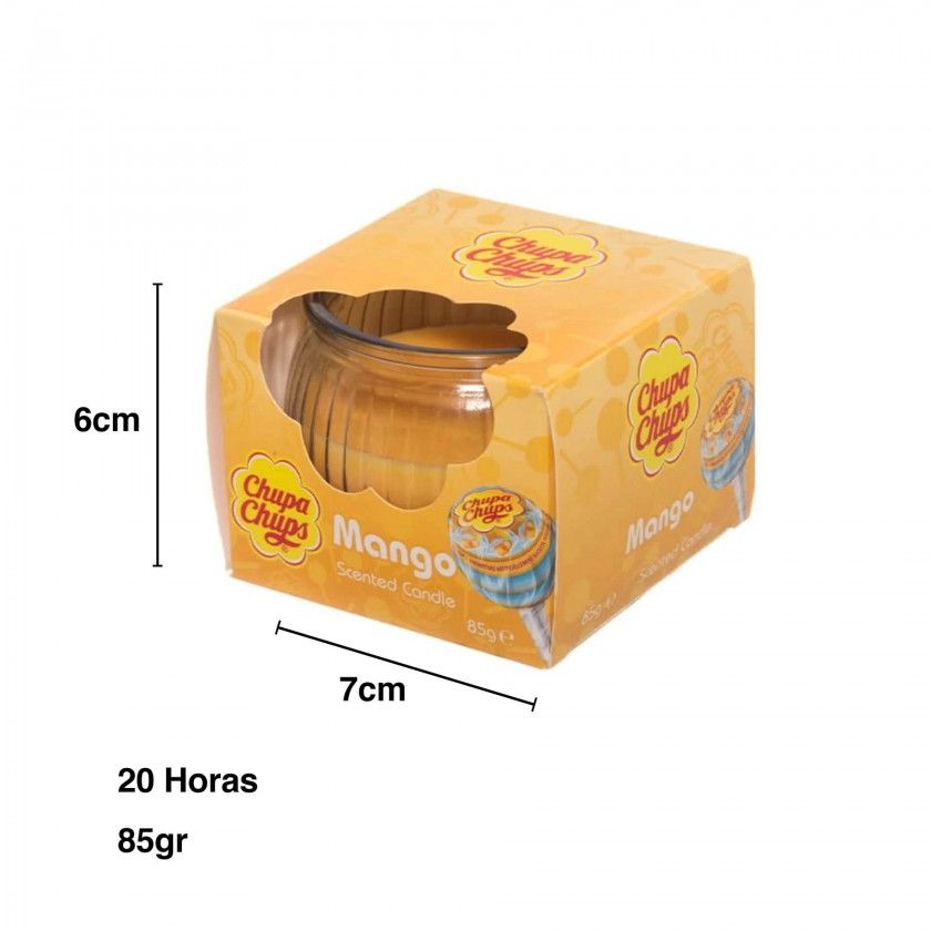 Vela Vidro Chupa Chups 20 Horas 85gr 7X6cm Vela Vidro Chupa Chups 20 Horas 85gr 7X6cm