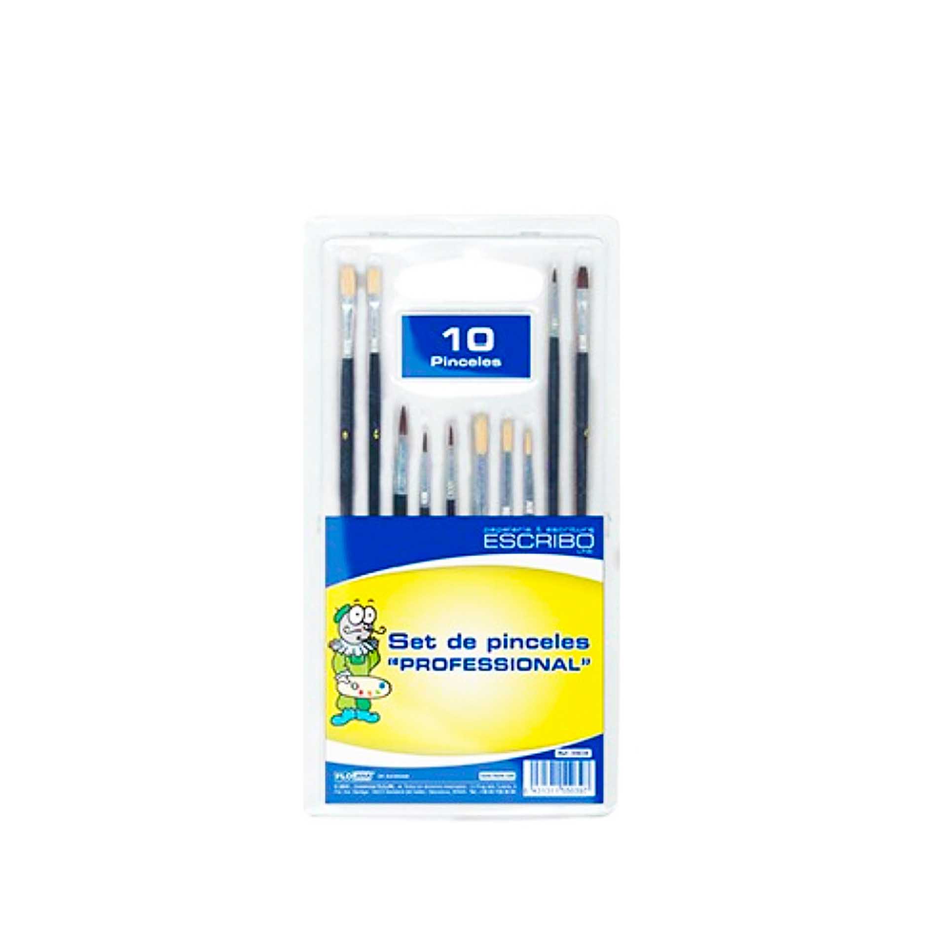 Conjunto 10 Pinceis Sortidos