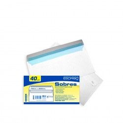 Envelope Americano Papel Branco 115X225mm Pack 40