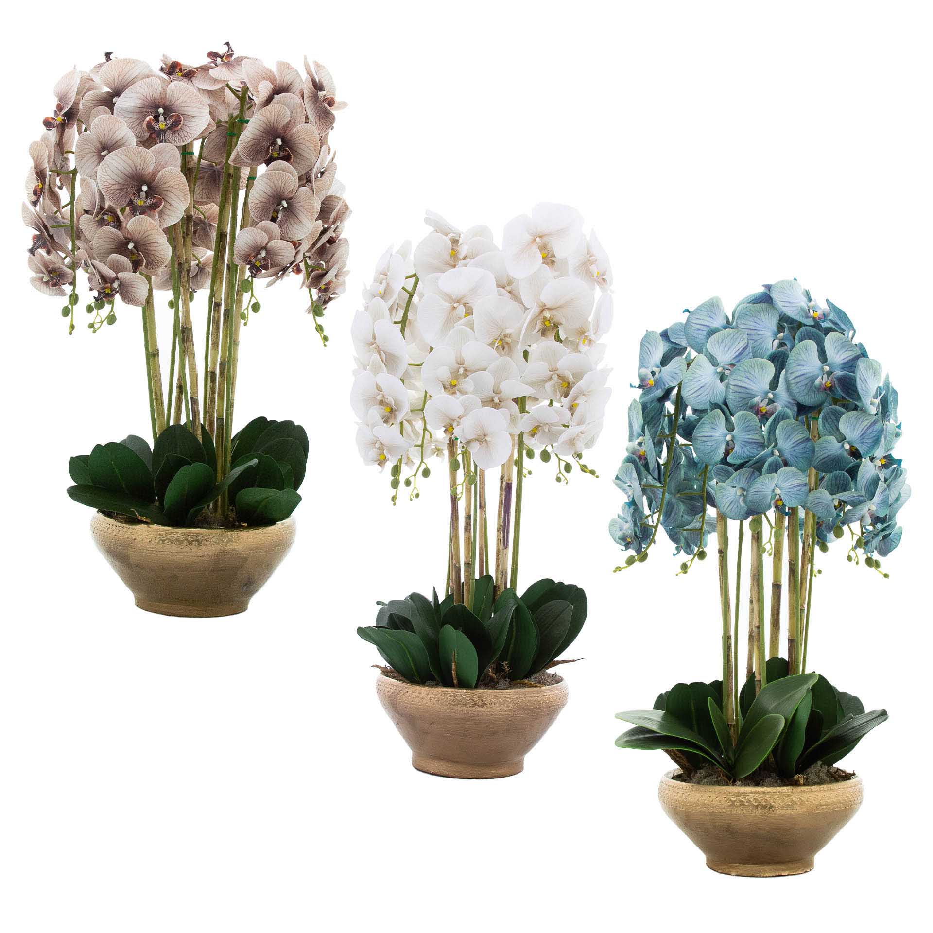 Vaso Decorativo Orquídea Cor Sortida 28X16.5X80cm