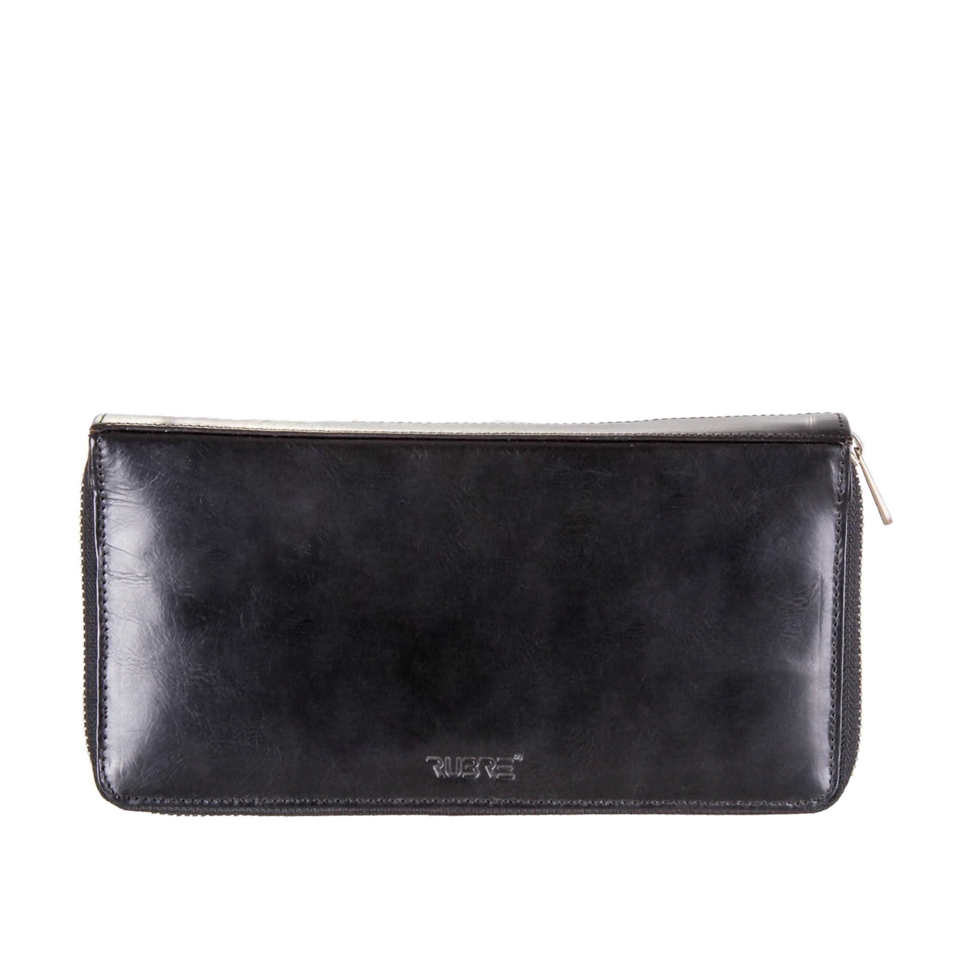 Carteira Senhora Pele Preto 23.5X12.5cm