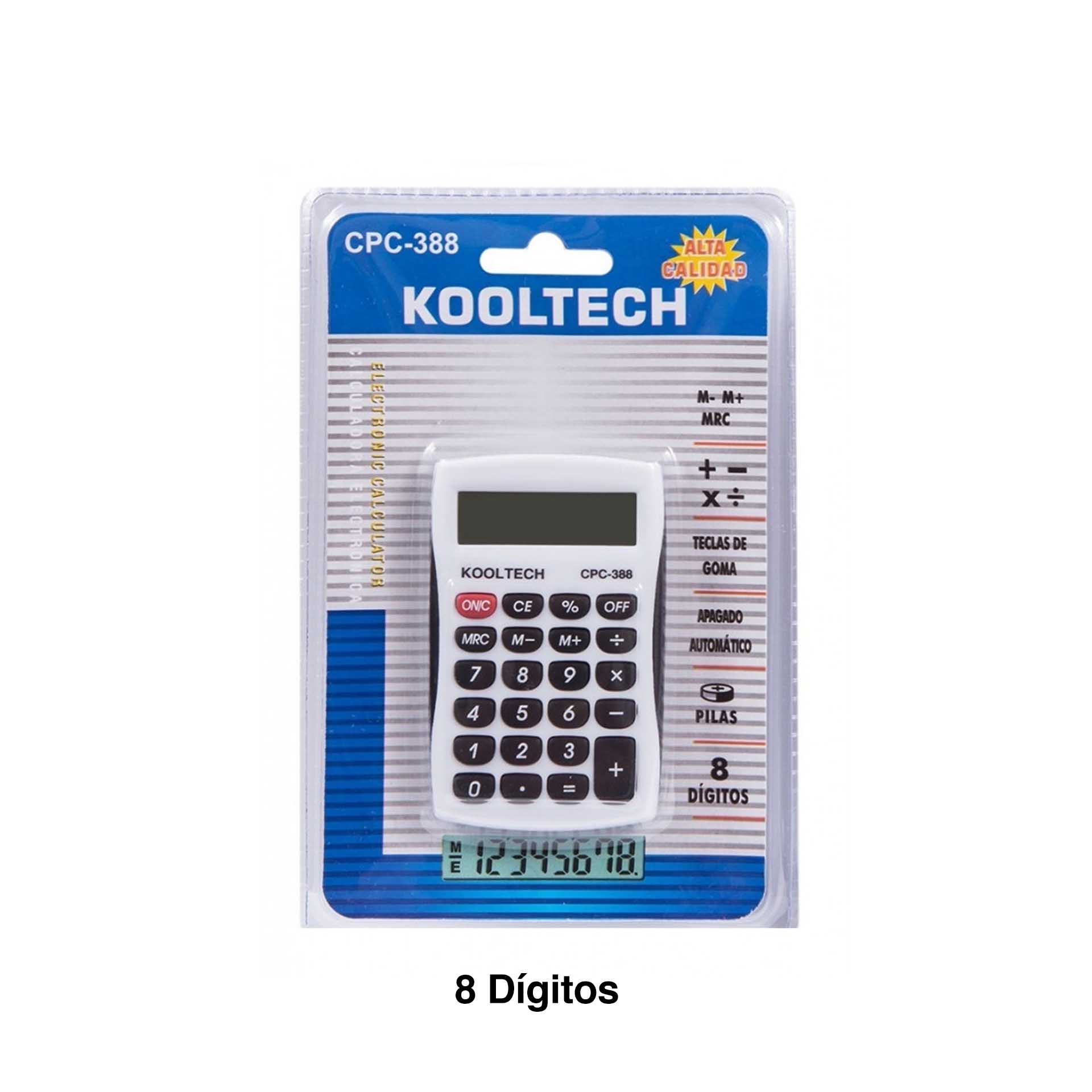 Calculadora Kooltech 8 Dígitos Branca