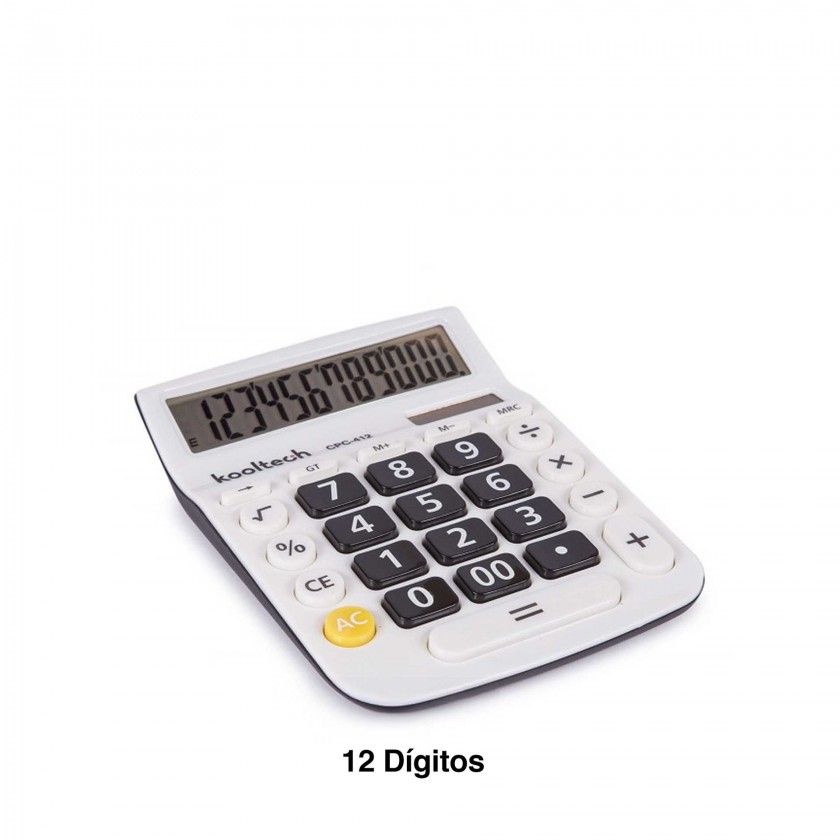 Calculadora Kooltech 12 D�gitos Branca