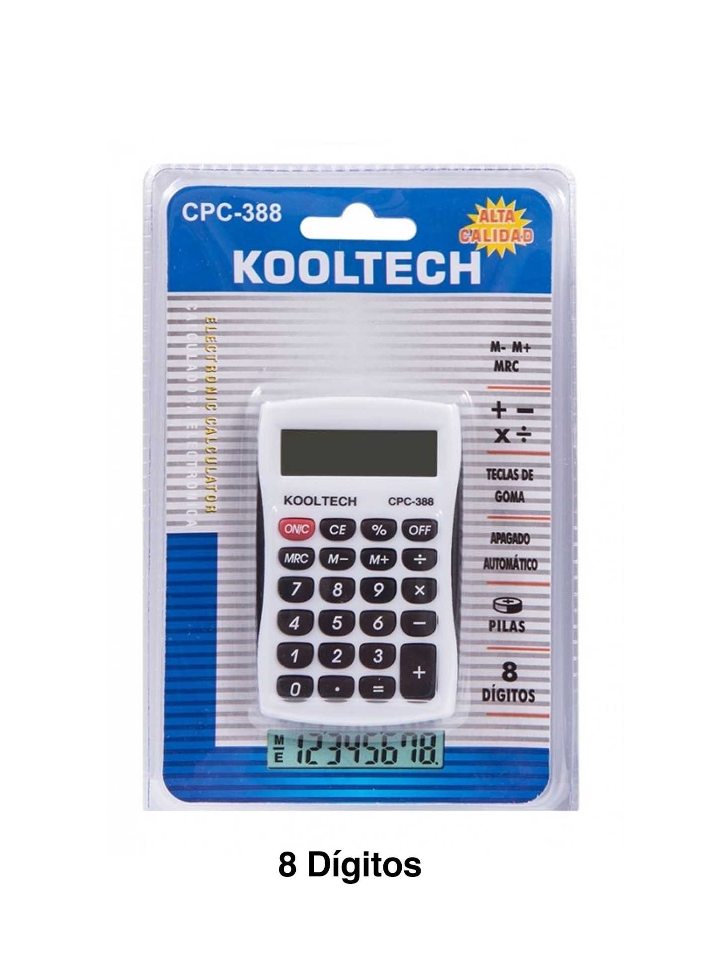 Calculadora Kooltech 8 Dígitos Branca