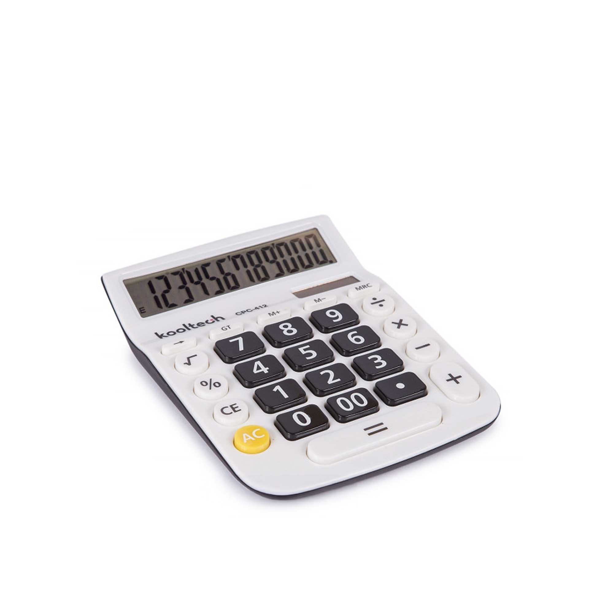 Calculadora Kooltech 12 Dígitos Branca