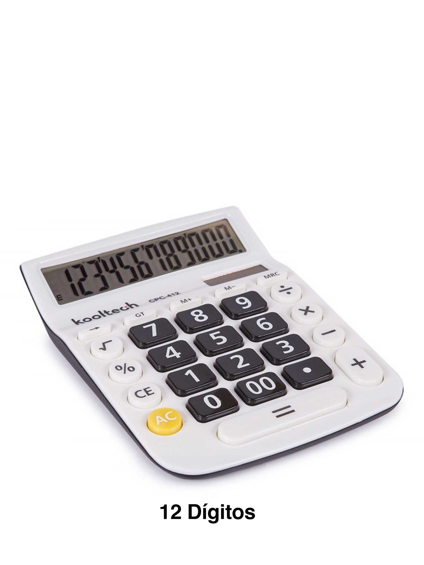 Calculadora Kooltech 12 Dígitos Branca