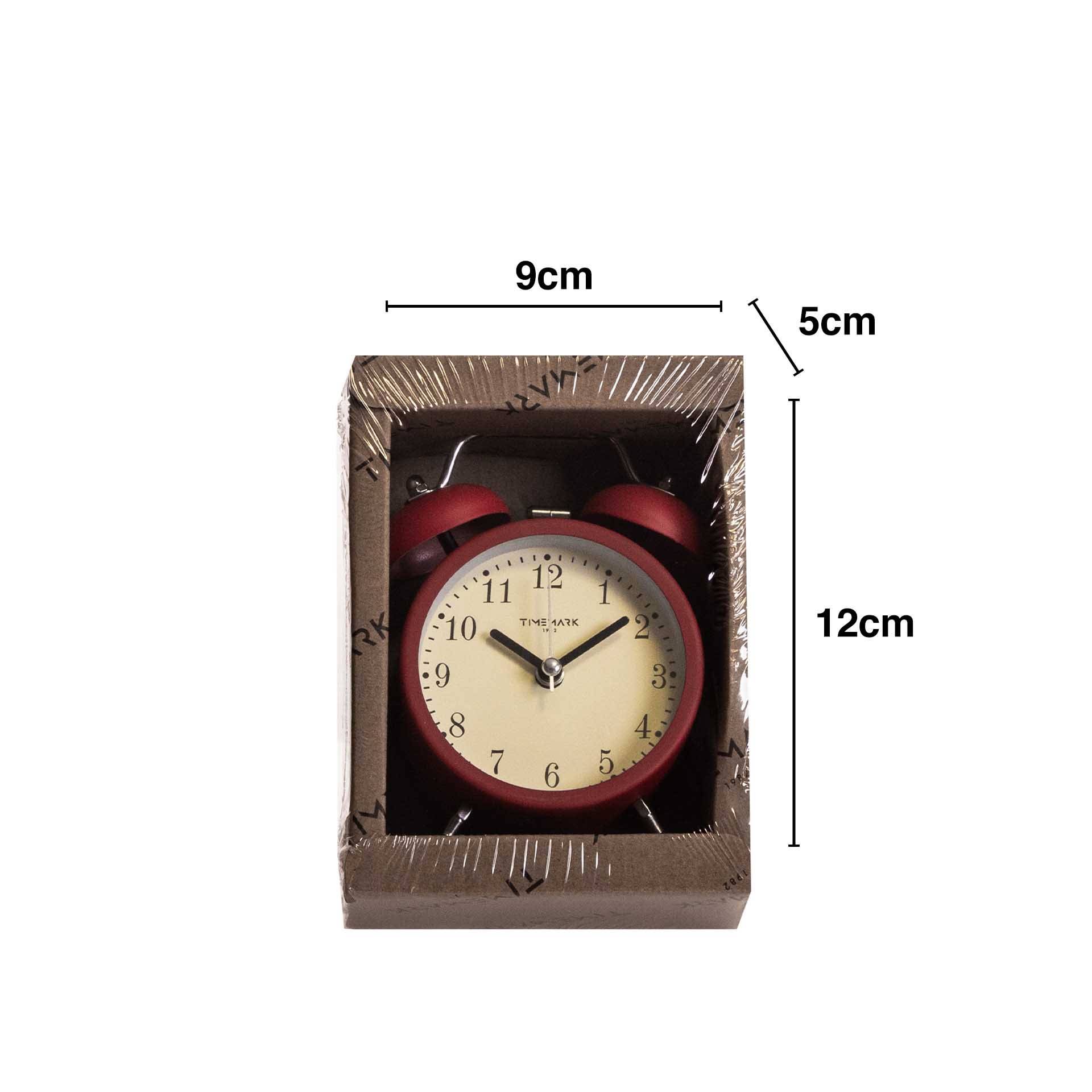 Despertador Analógico com Alarme Cor Sortida 12X9X5cm