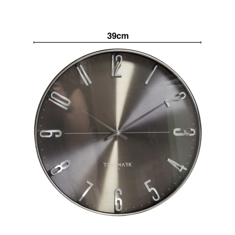Relógio Parede Timemark Redondo Cinzento 39cm - Image product