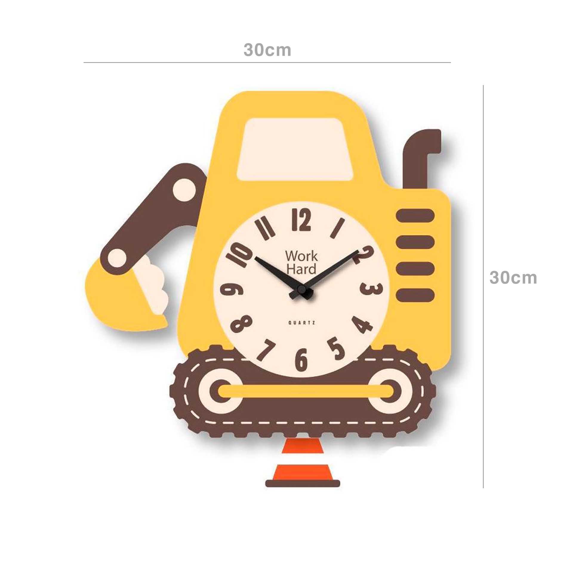 Relógio Pêndulo Timemark Amarillo 30X30cm