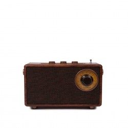 Rdio / Coluna Vintage Kooltech Rne Castanho 150Hz 16X11X7cm