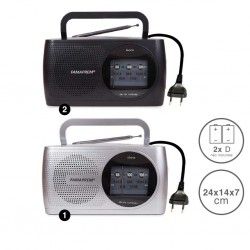 Radio Kooltech Analogico Plstico Multicor 24X14X7cm