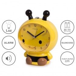 Despertador Timemark Analogico Maya Plstico Multicor 14.5X11.5X18.5cm