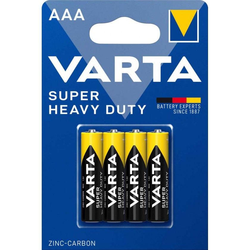 Pilha Super Heavy Duty AAA Multicor 1.5V 10.5X44.5mm Pack 4