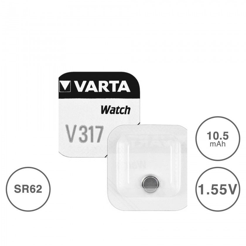 Pilha Varta Prateado 1.55V 1.7mm