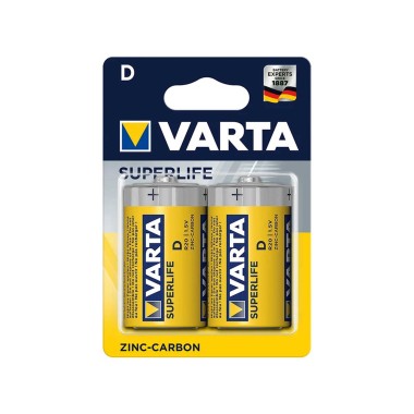 Pilha Super Heavy Duty D Multicor 1.5V 34.2X61.5mm Pack 2