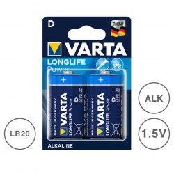 Pilha Longlife Power D Multicor 1.5V Pack 2