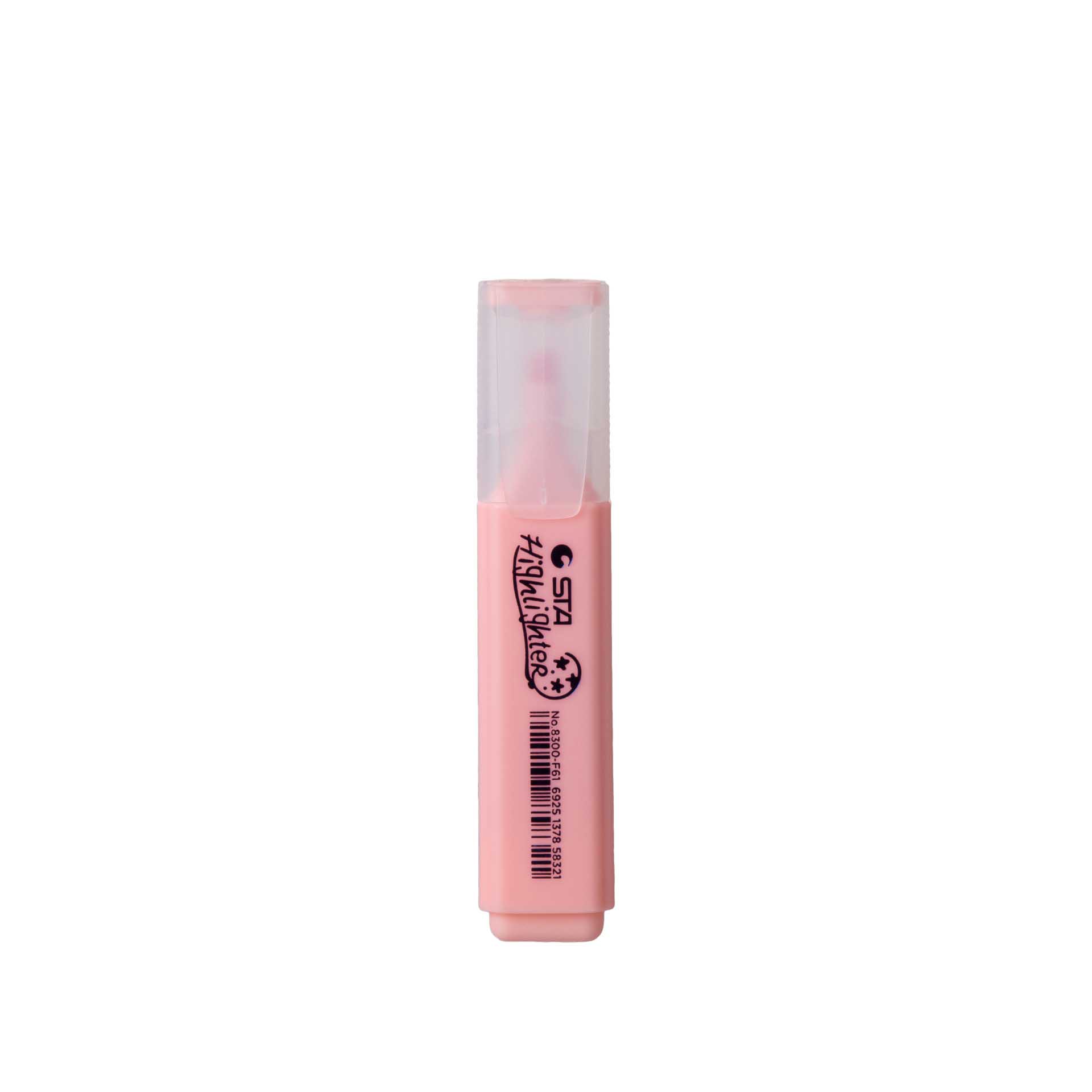 Marcador Fluorescente Sta Pastel Rosa 12X2cm