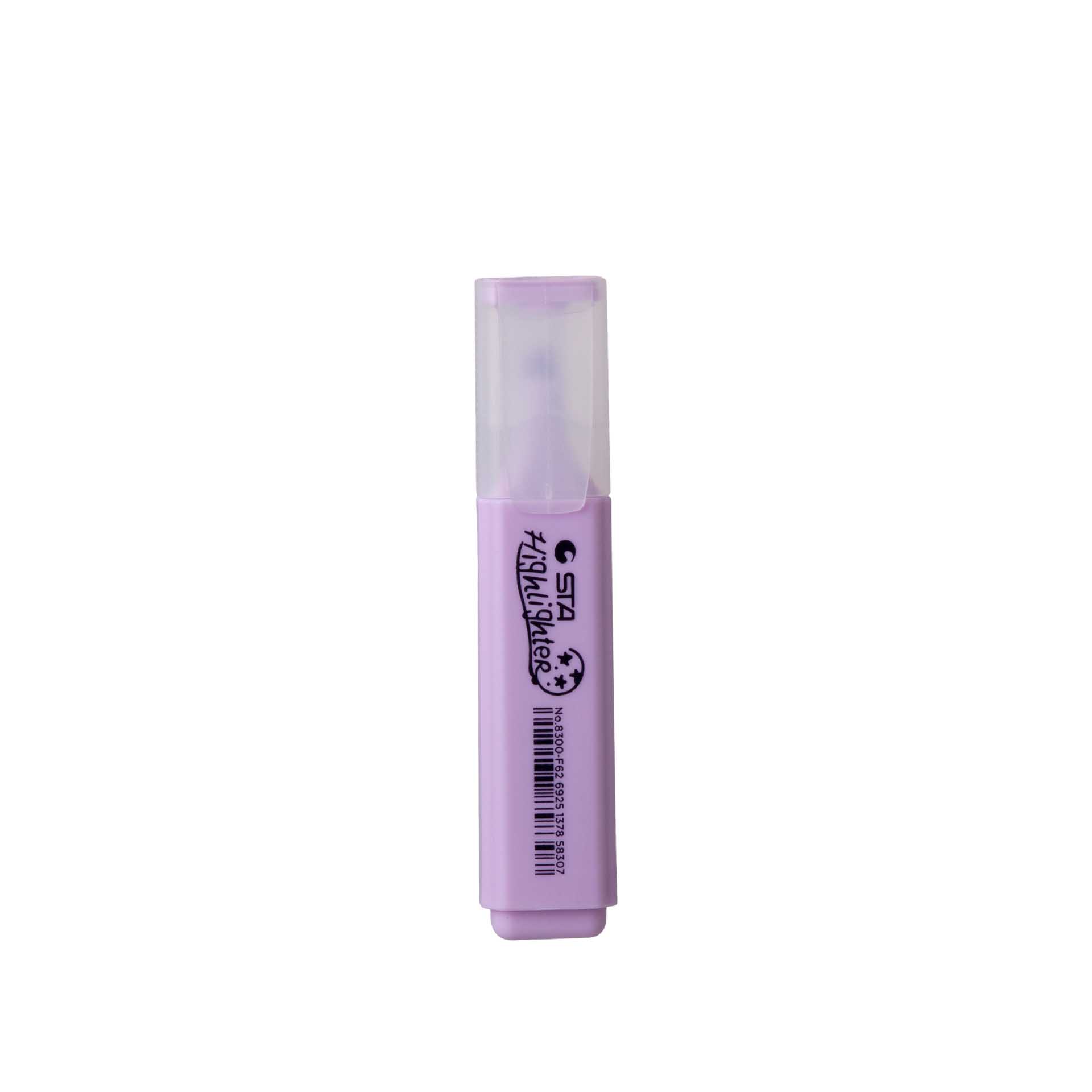 Marcador Fluorescente Sta Pastel Violeta 12X2cm