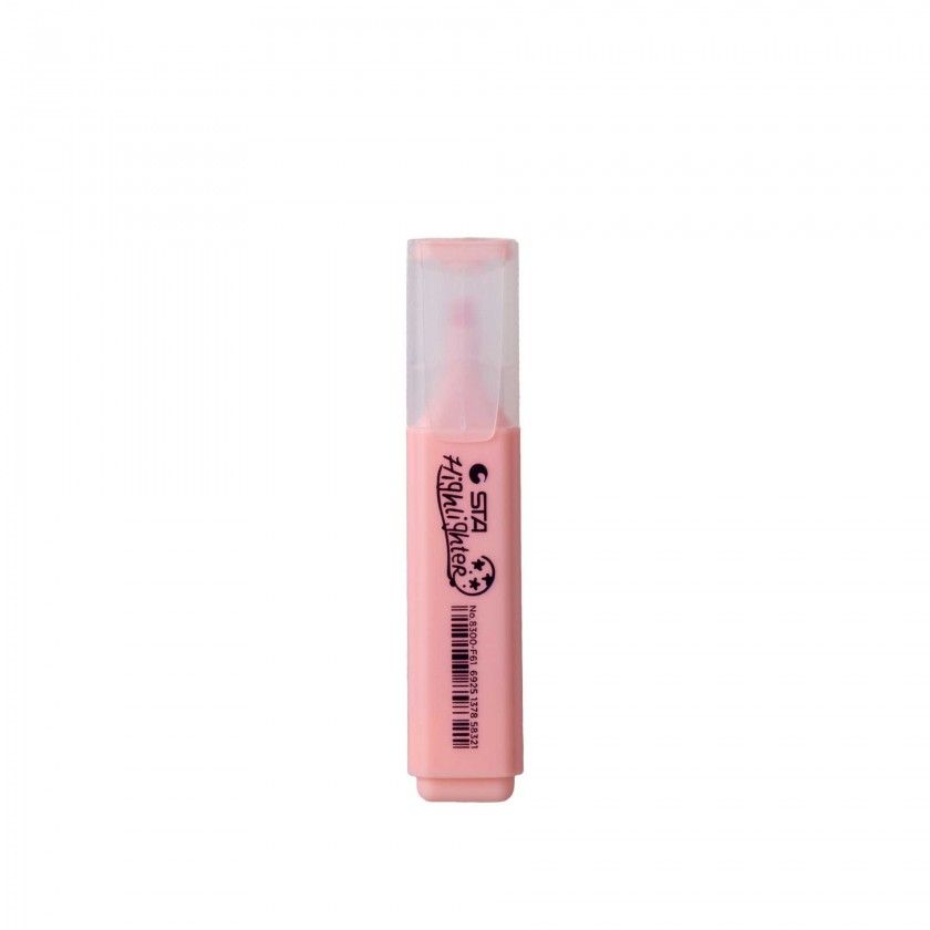 Marcador Fluorescente Sta Pastel Rosa 12X2cm Marcador Fluorescente Sta Pastel Rosa 12X2cm