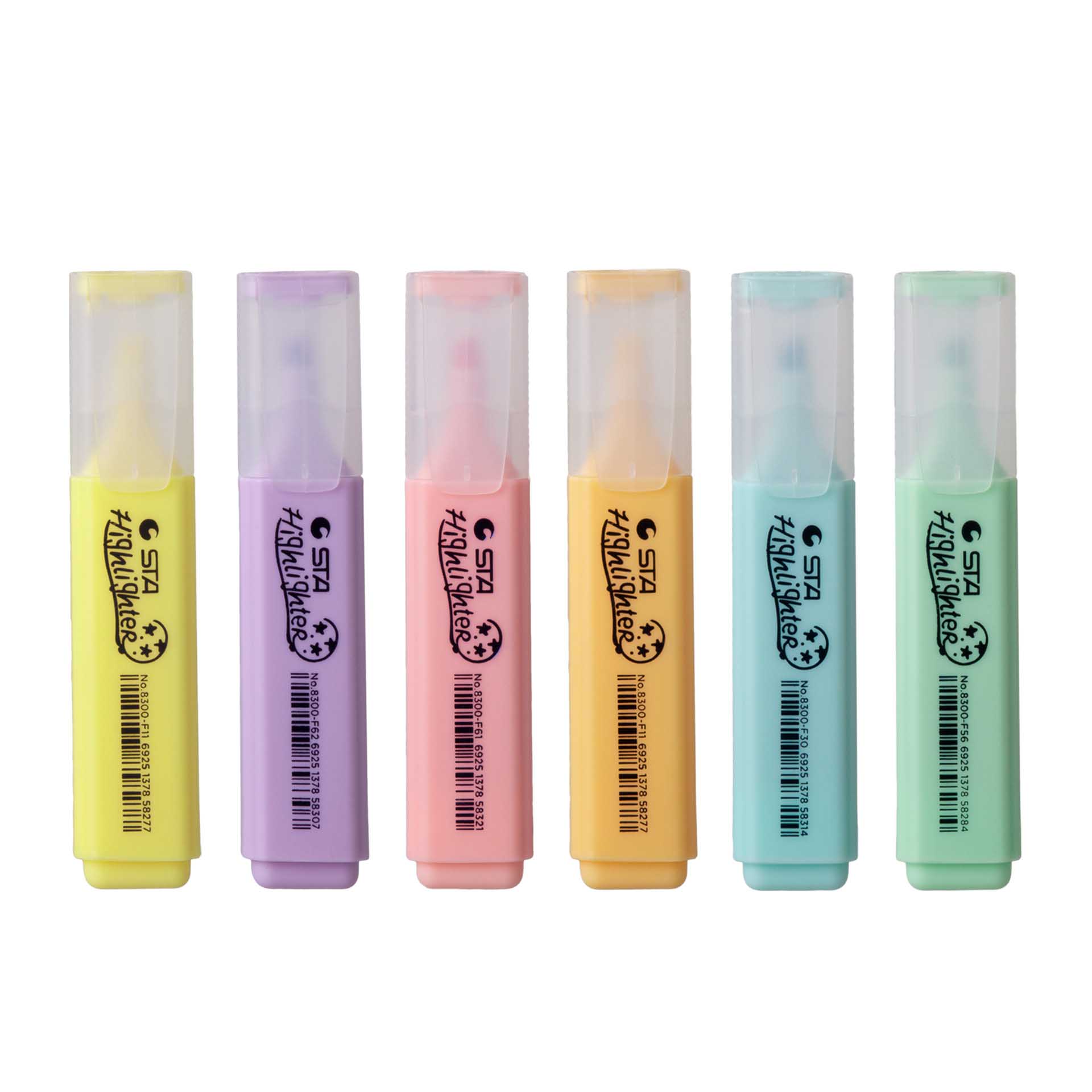 Marcador Fluorescente Sta Pastel Azul 12X2cm