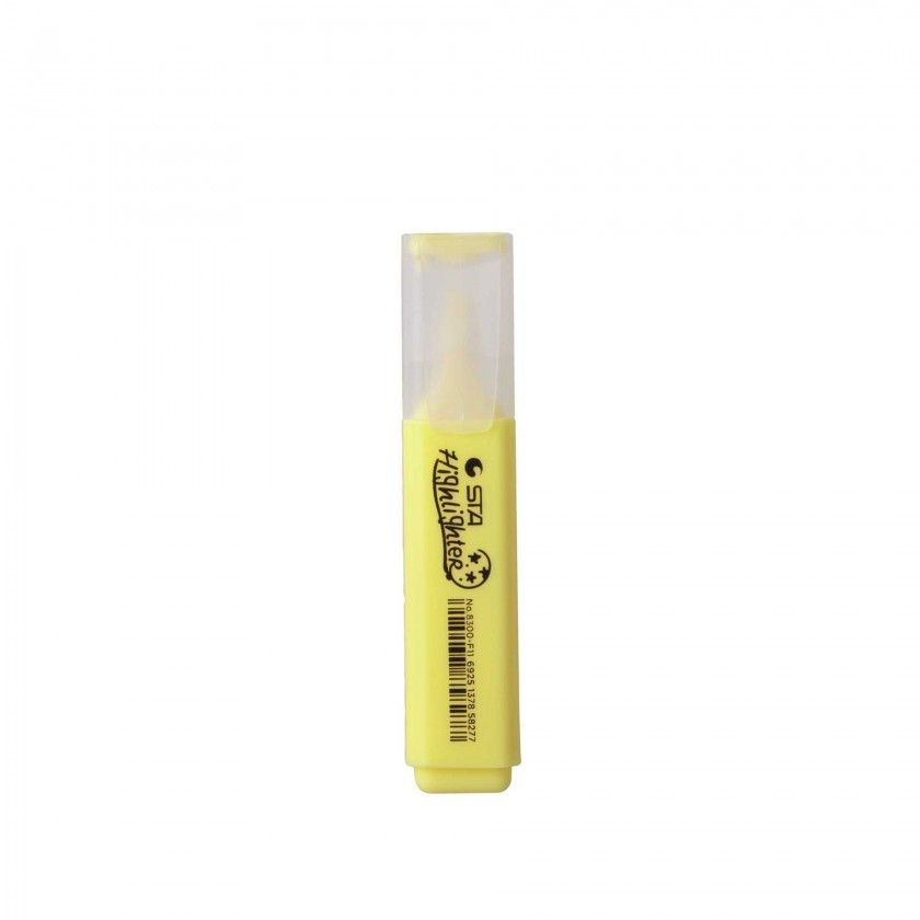 Marcador Fluorescente Sta Pastel Amarelo 12X2cm
