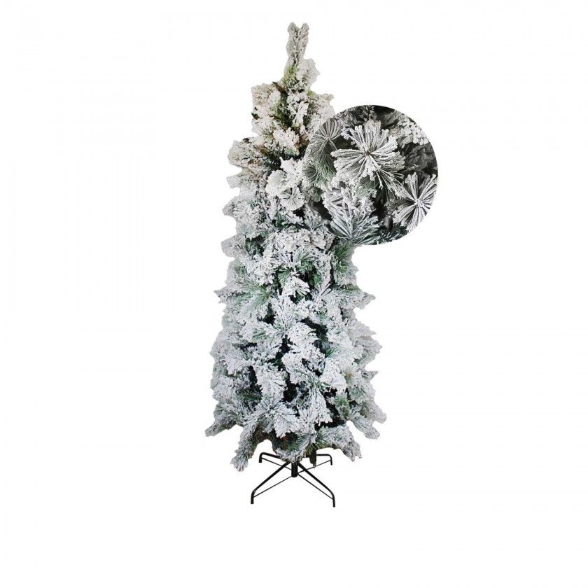 Árvore Natal com Neve Slim Multicor 240cm Árvore Natal com Neve Slim Multicor 240cm