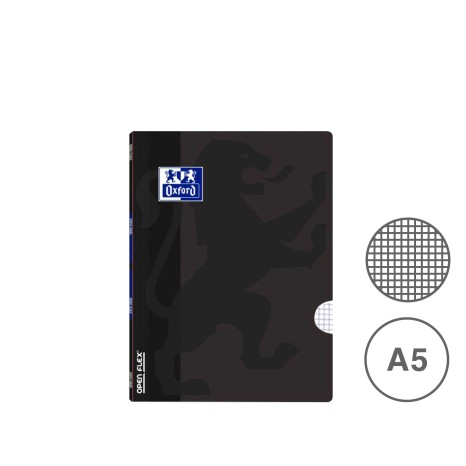 Caderno Agrafado Oxford Open Flex Preto A5 48 Folhas - Image product
