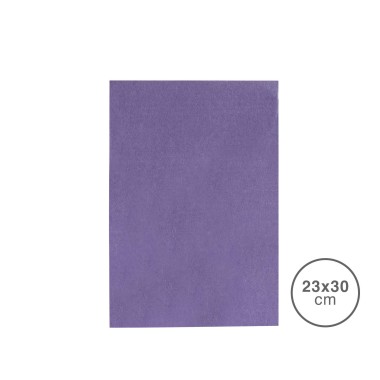 Folha Tecido Felpo Roxo 23X30mm