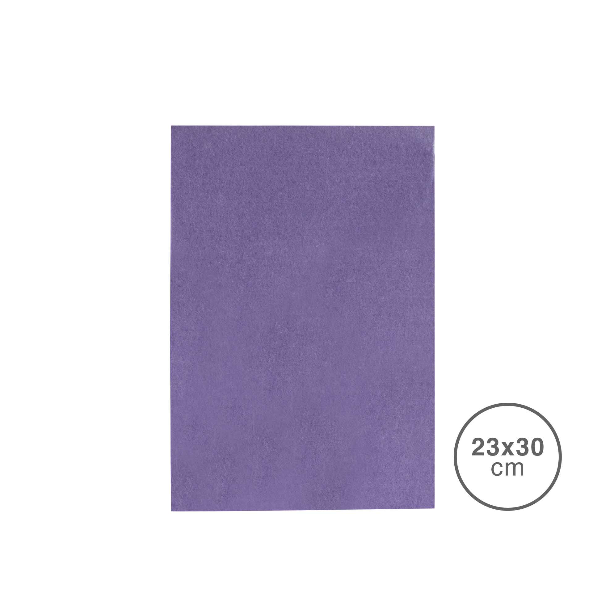 Folha Tecido Felpo Roxo 23X30mm