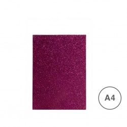 Folha Esponja Eva Glitter Lils A4 20X29cm
