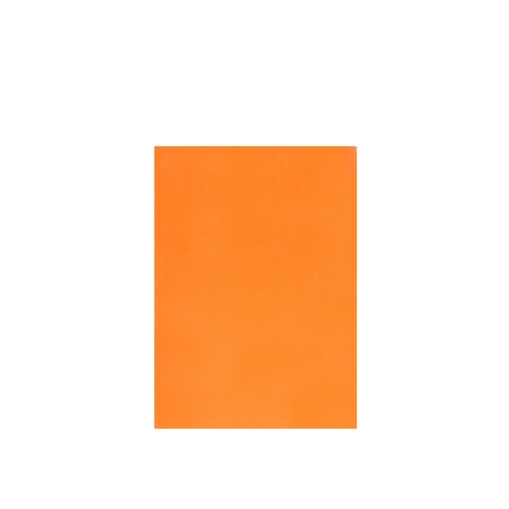 Folha Esponja Eva Laranja A4 20X29cm