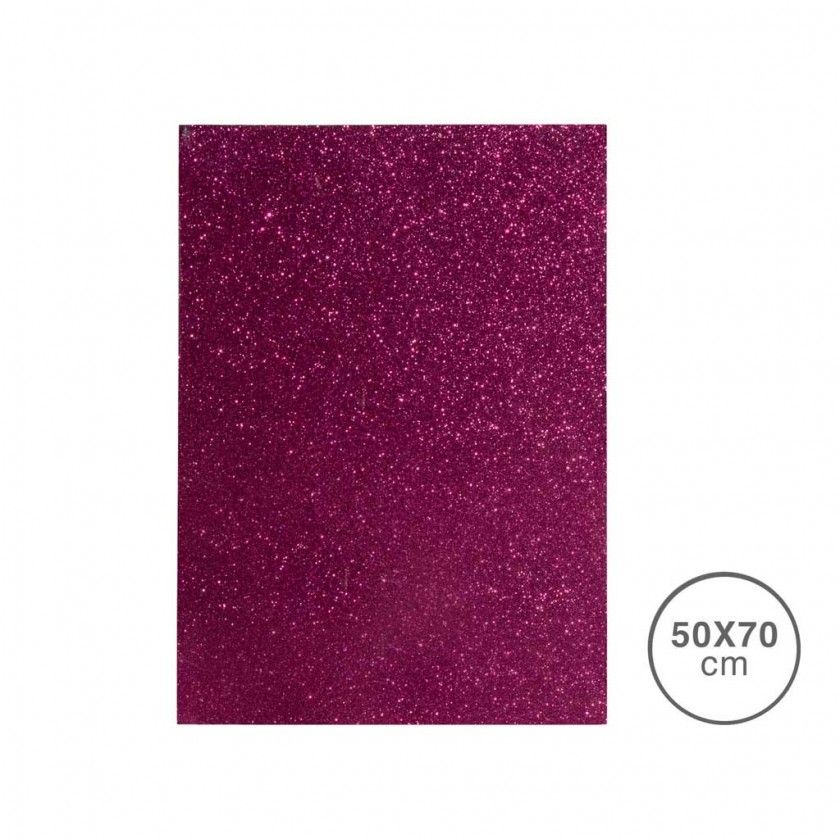 Folha Esponja Eva Glitter Lil�s 50X70X2mm