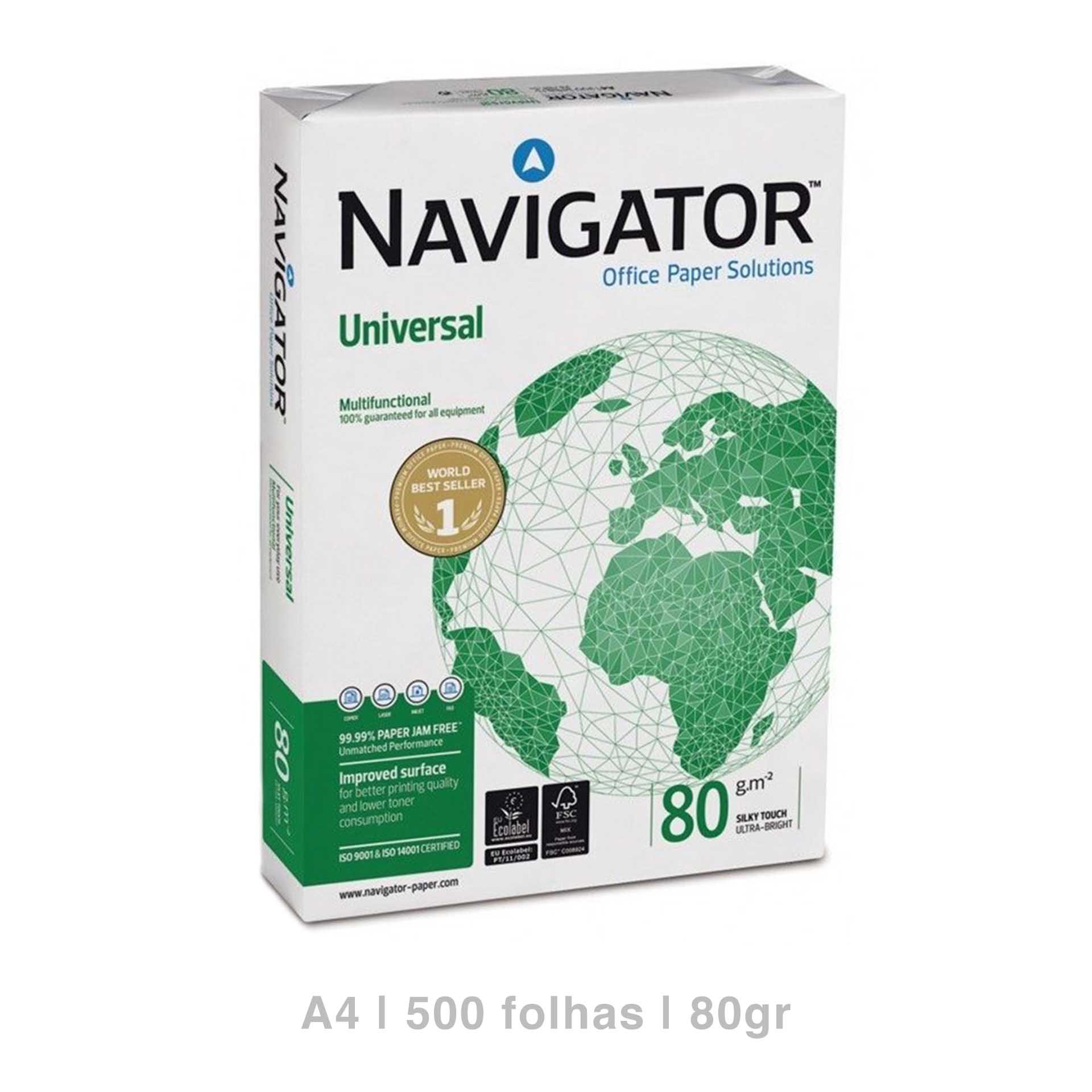 Papel Fotocópia Navigator A4 500 Folhas