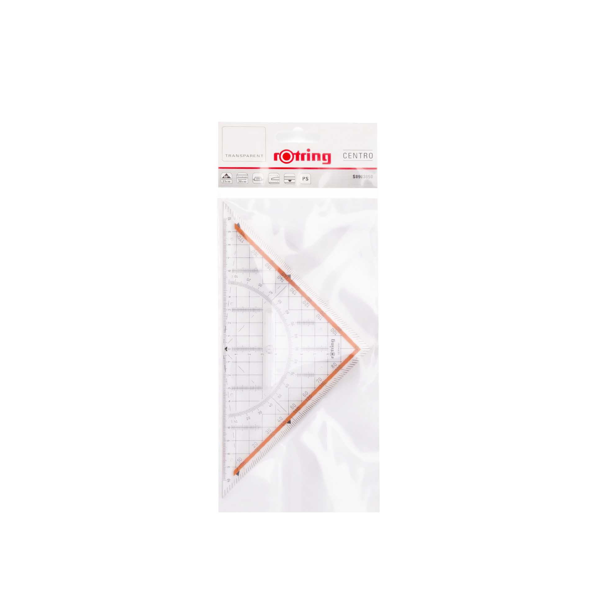 Aristo Plástico Rotring Incolor 23cm