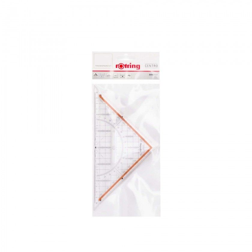 Aristo Plástico Rotring Incolor 23cm Aristo Plástico Rotring Incolor 23cm