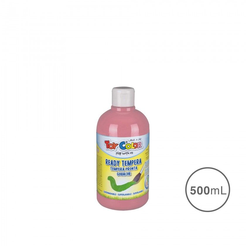 Guache Toy Color Pronto 500ml Rosa Claro