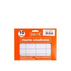 Etiquetas Autocolantes Ineta Blister 10 Folhas 19X40mm