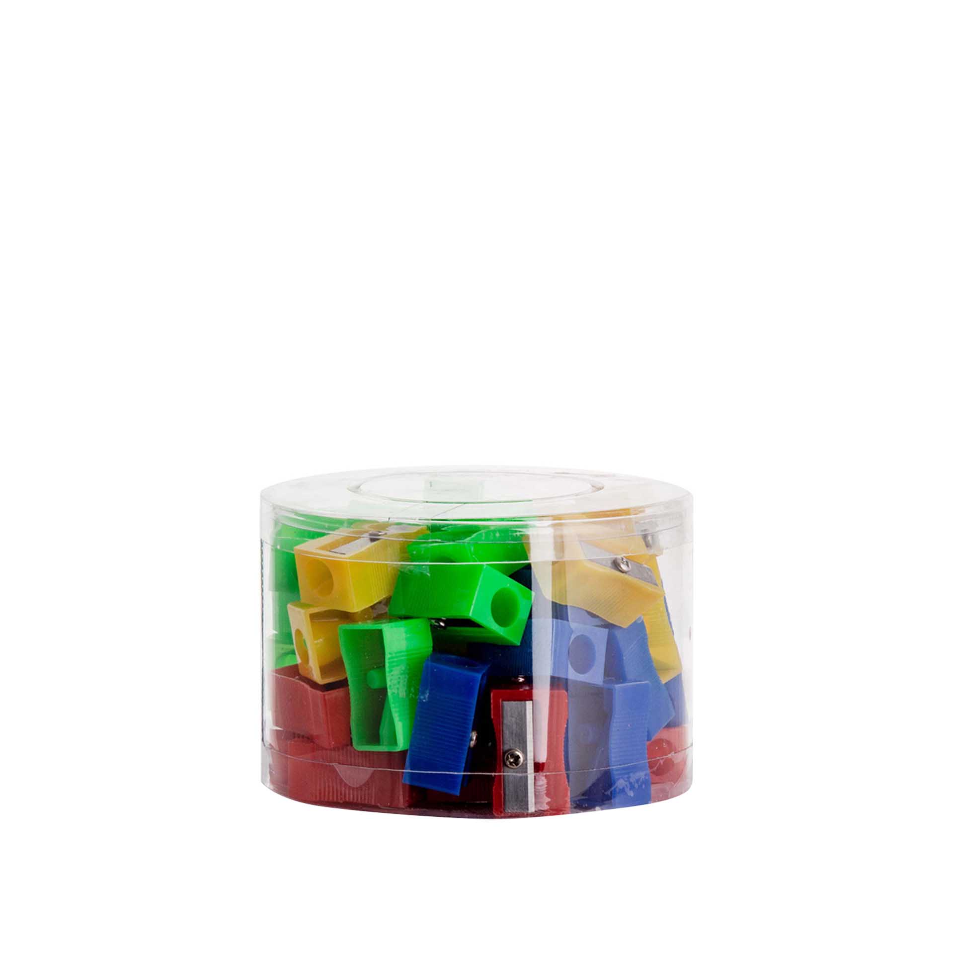 Apara Lápis Plástico Amarelo