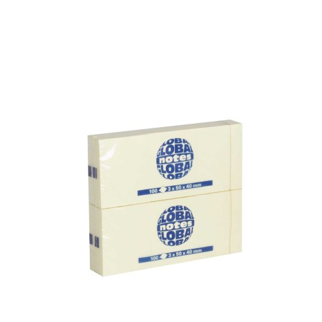 Bloco Notas Aderentes Global Notes Amarelo 50X40mm Pack 3 - Image product